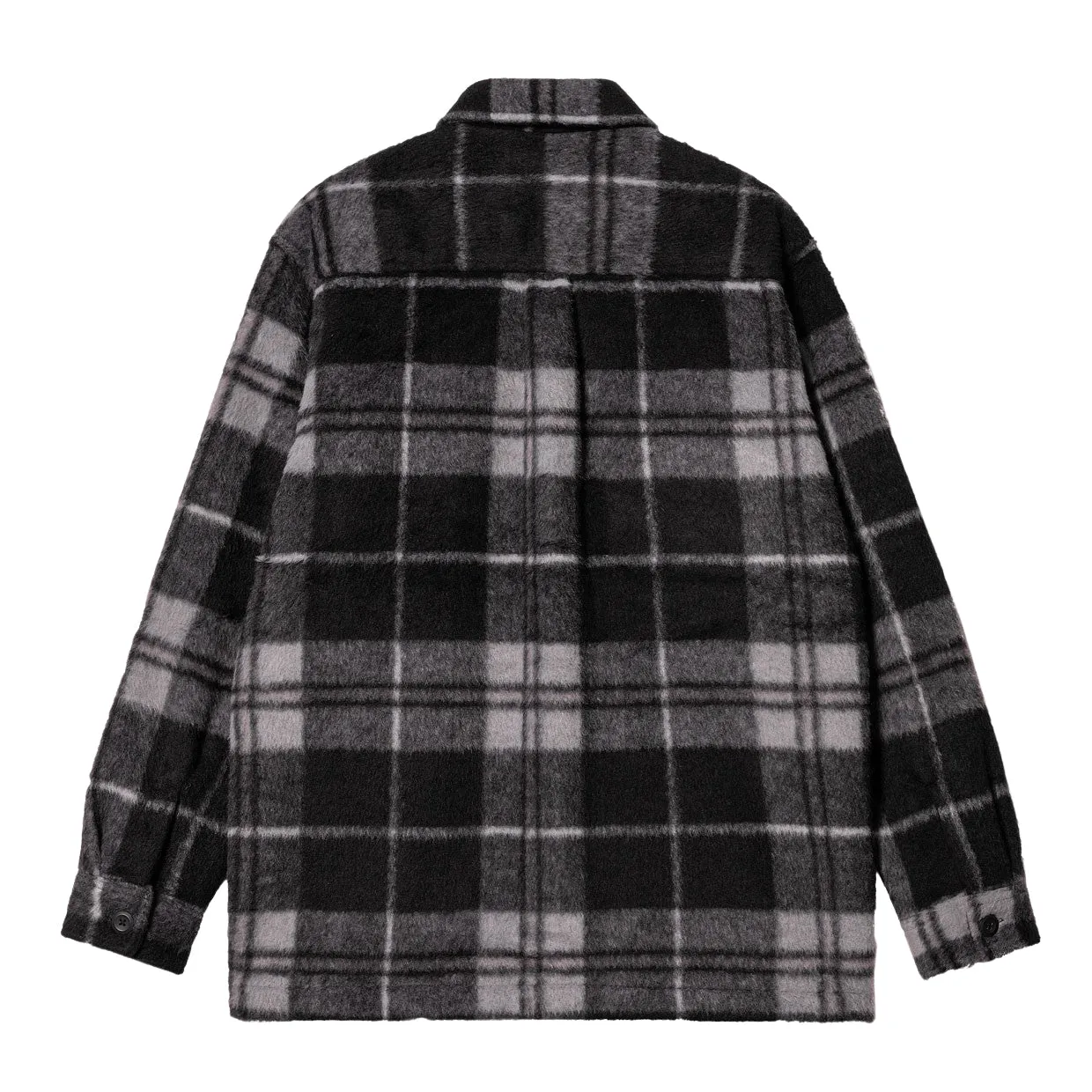Giacca-Camicia Uomo Carhartt Manning Shirt Jac Nero / Grigio