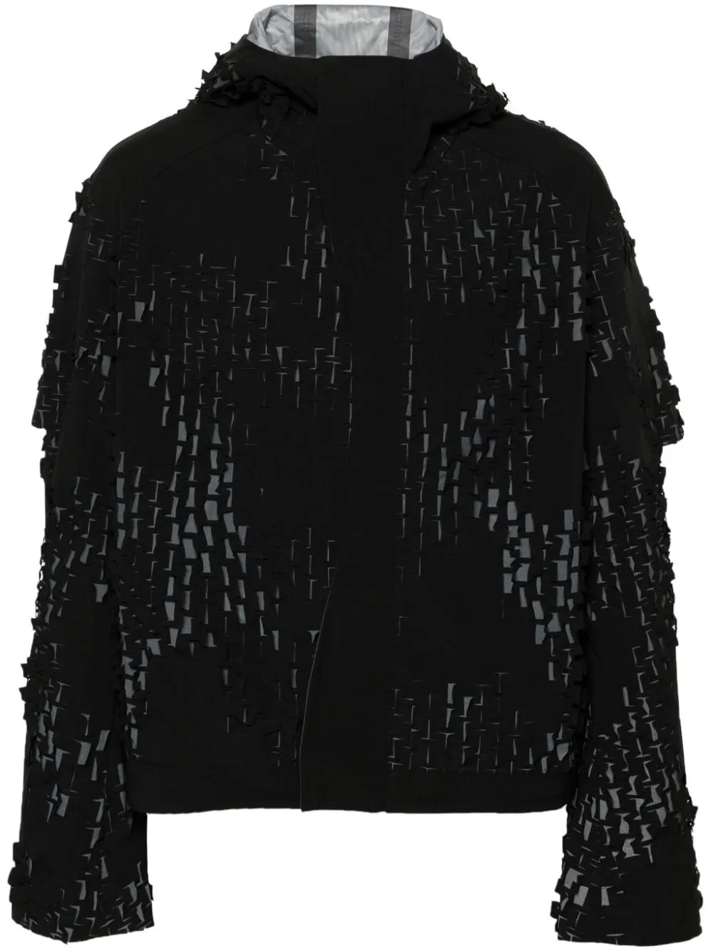 Giacca con cappuccio Morphogens in nero - uomo