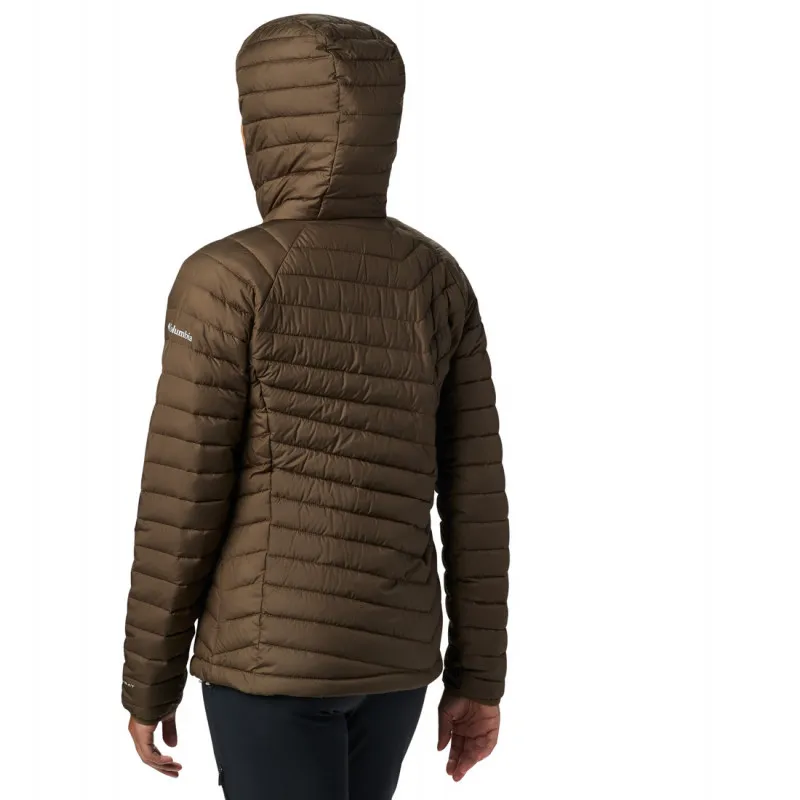 Giacca con cappuccio Powder Lite Columbia (verde oliva) Donna