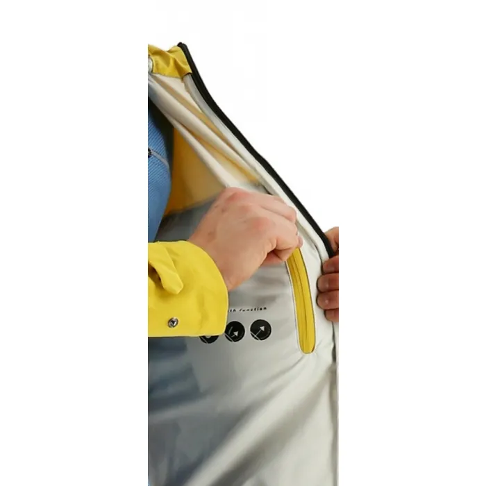 Giacca estiva resettata gialla