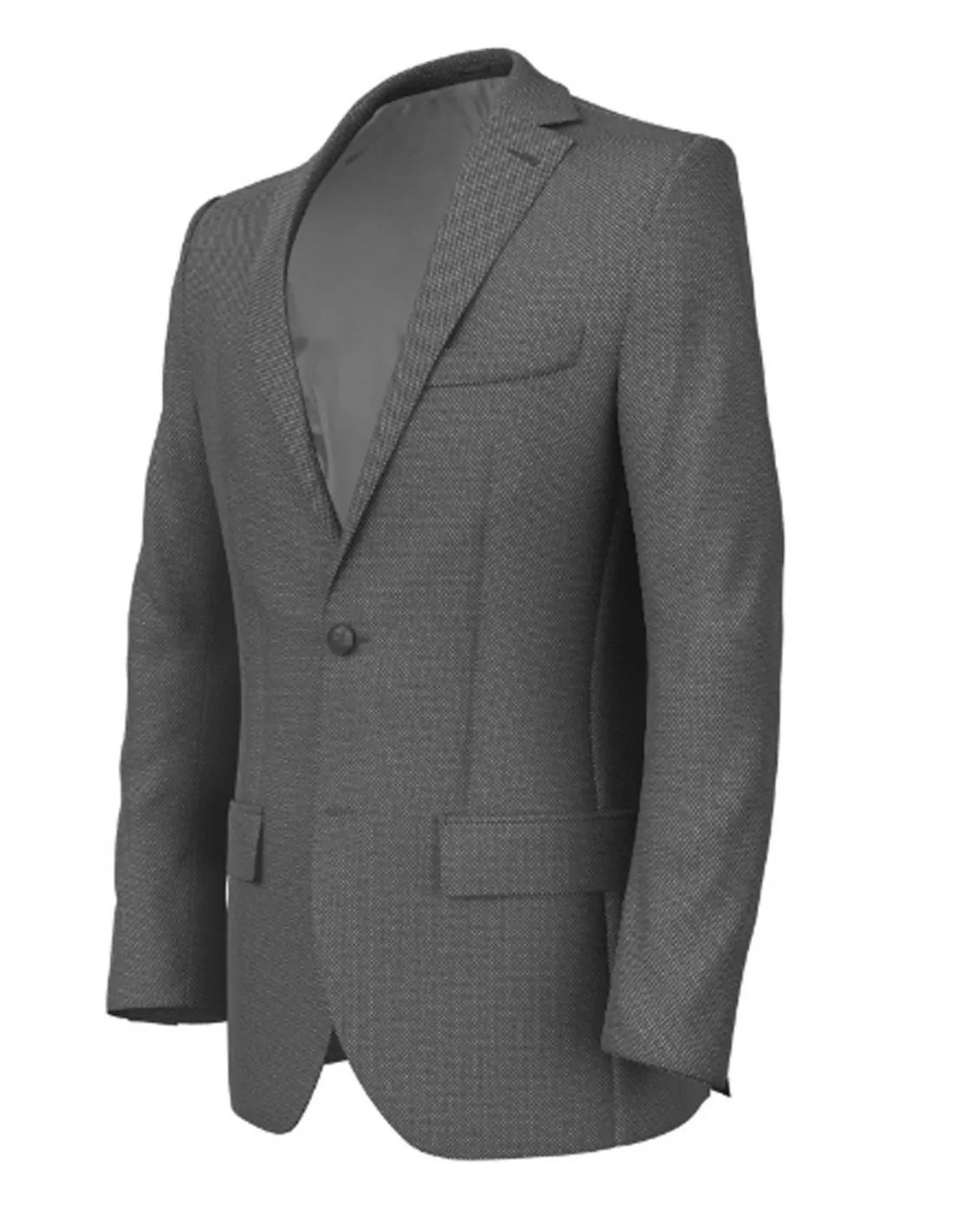 Giacca in lana occhio di pernice grigio a/i