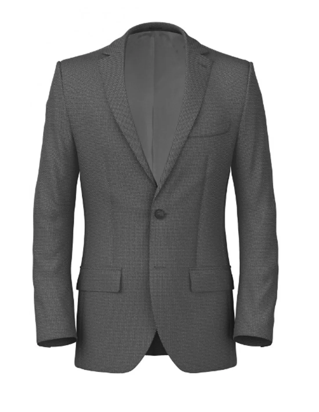 Giacca in lana occhio di pernice grigio a/i