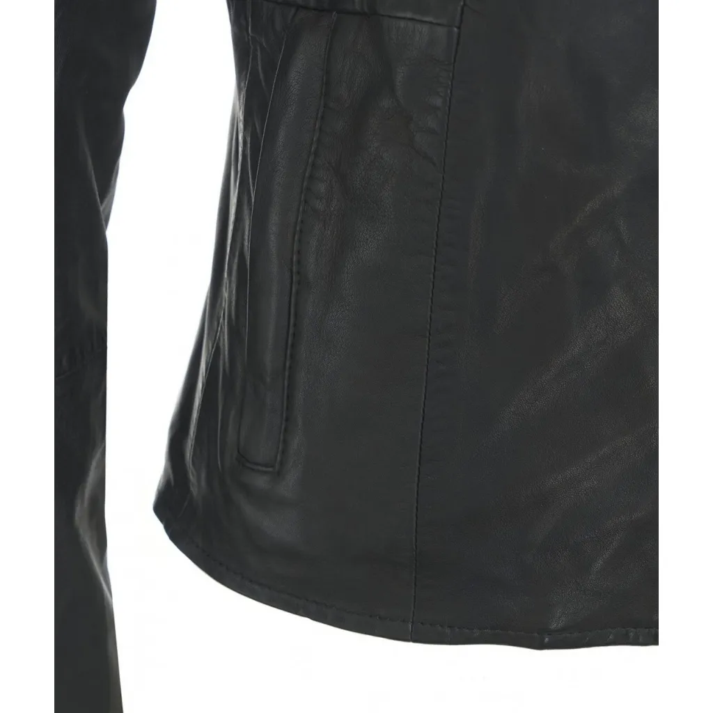 Giacca in pelle nero