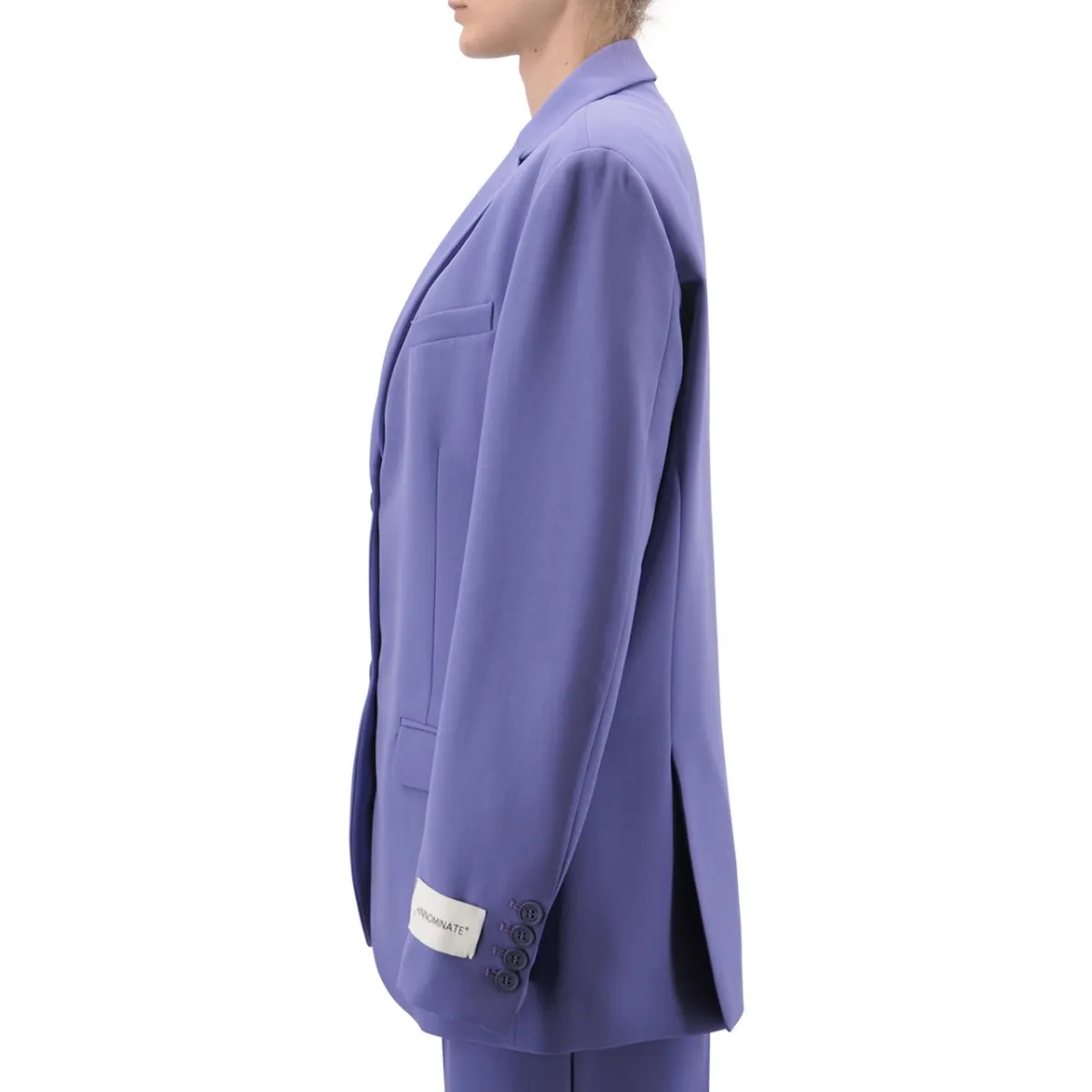 Giacca Oversize Con Etichetta