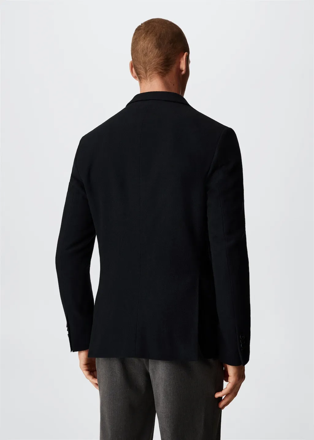 Giacca slim-fit lana