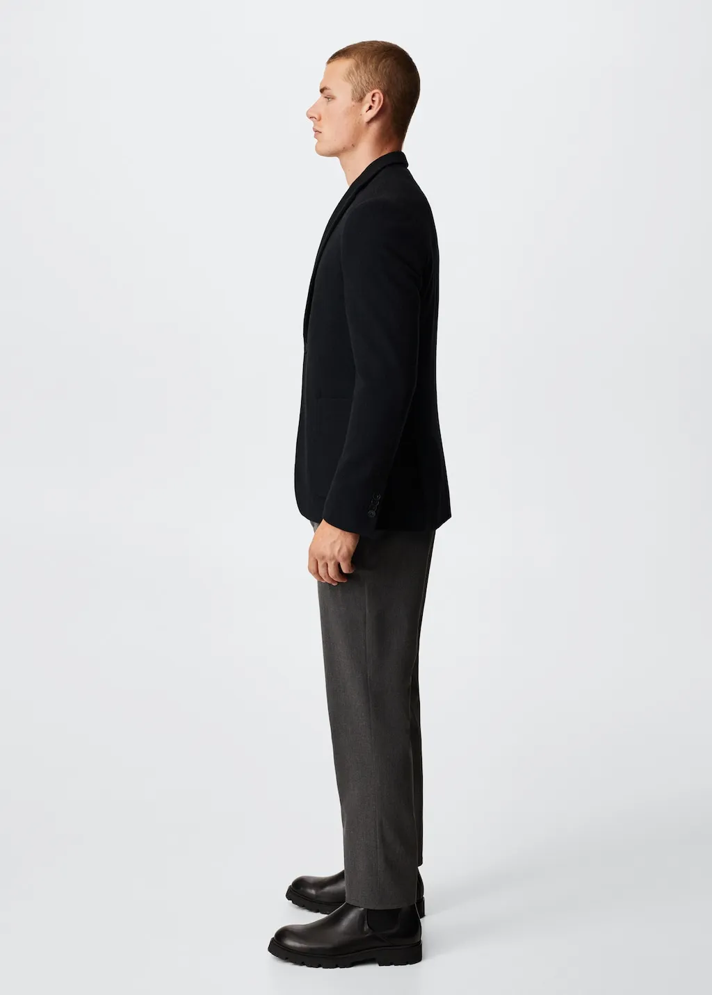 Giacca slim-fit lana