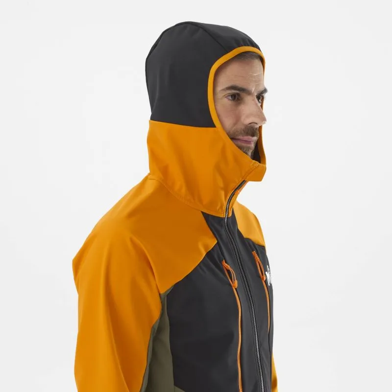 Giacca softshell da uomo Millet White Shield (IVY/MARACUJA)