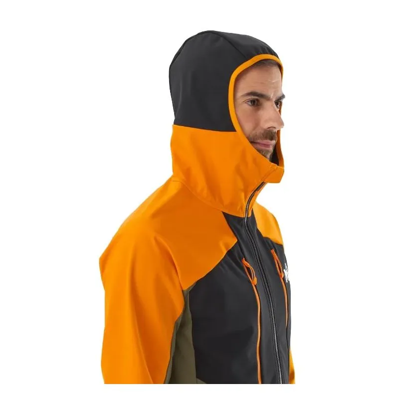 Giacca softshell da uomo Millet White Shield (IVY/MARACUJA)