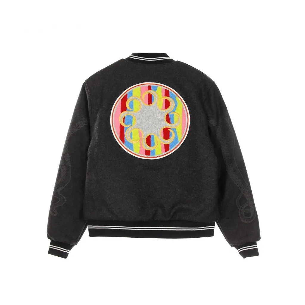 GIUBBOTTO COLLEGE LEGACY PATCH DARK GREY