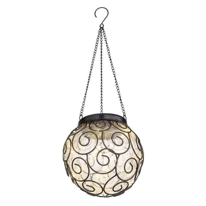 Globo Lampada solare LED Trasparente, 15-Luci