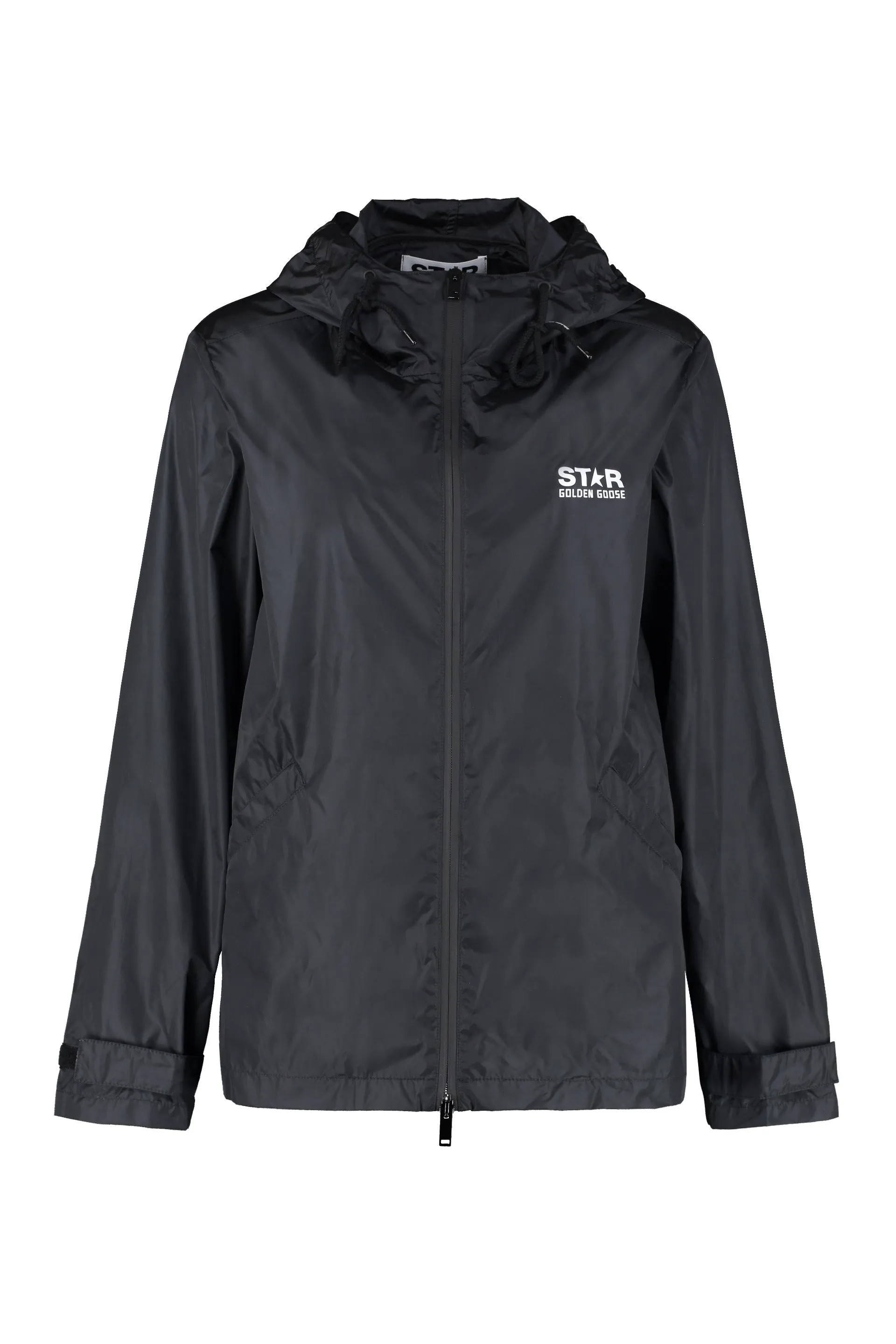 Golden Goose Giacca Daris in tessuto tecnico con zip e cappuccio