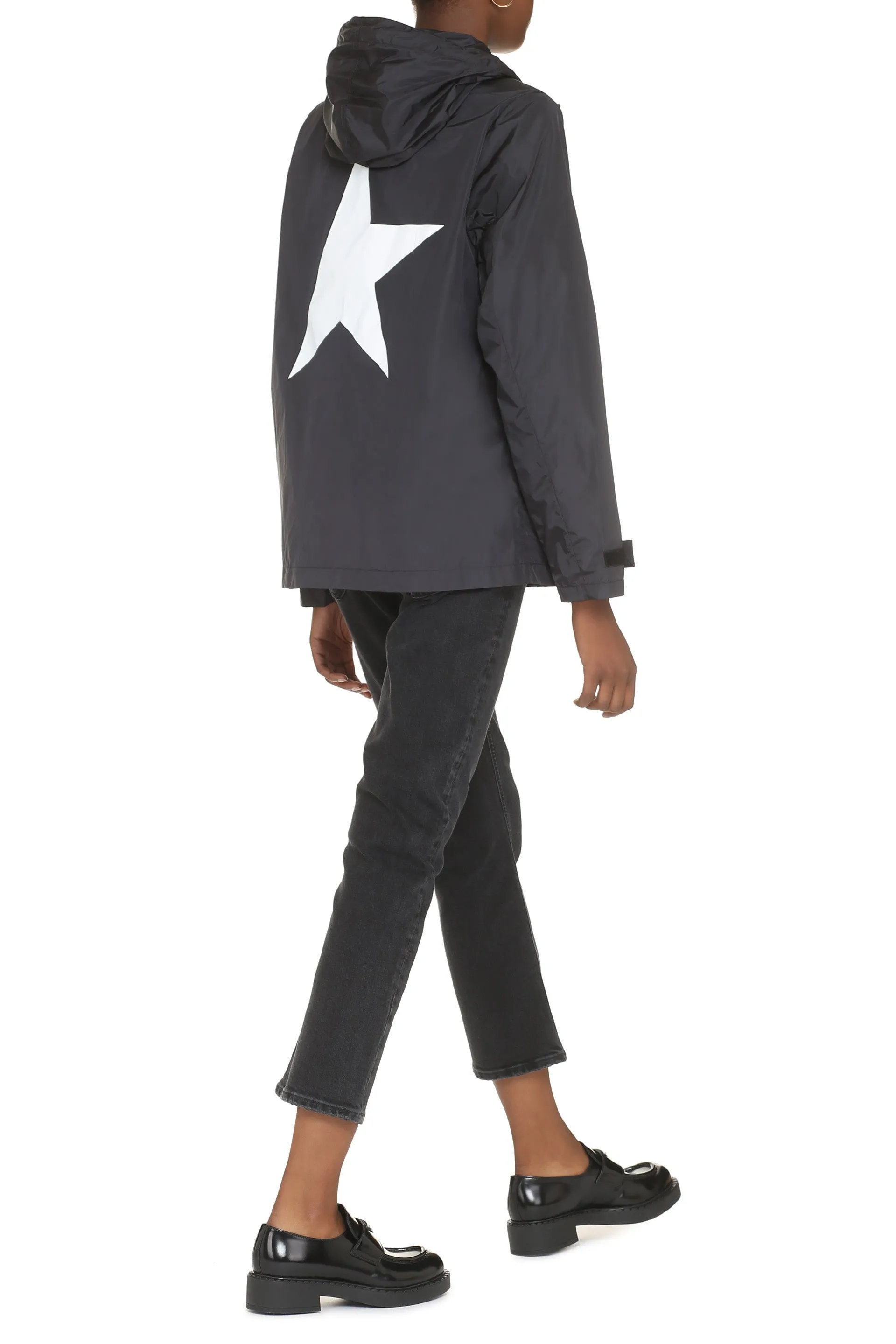 Golden Goose Giacca Daris in tessuto tecnico con zip e cappuccio
