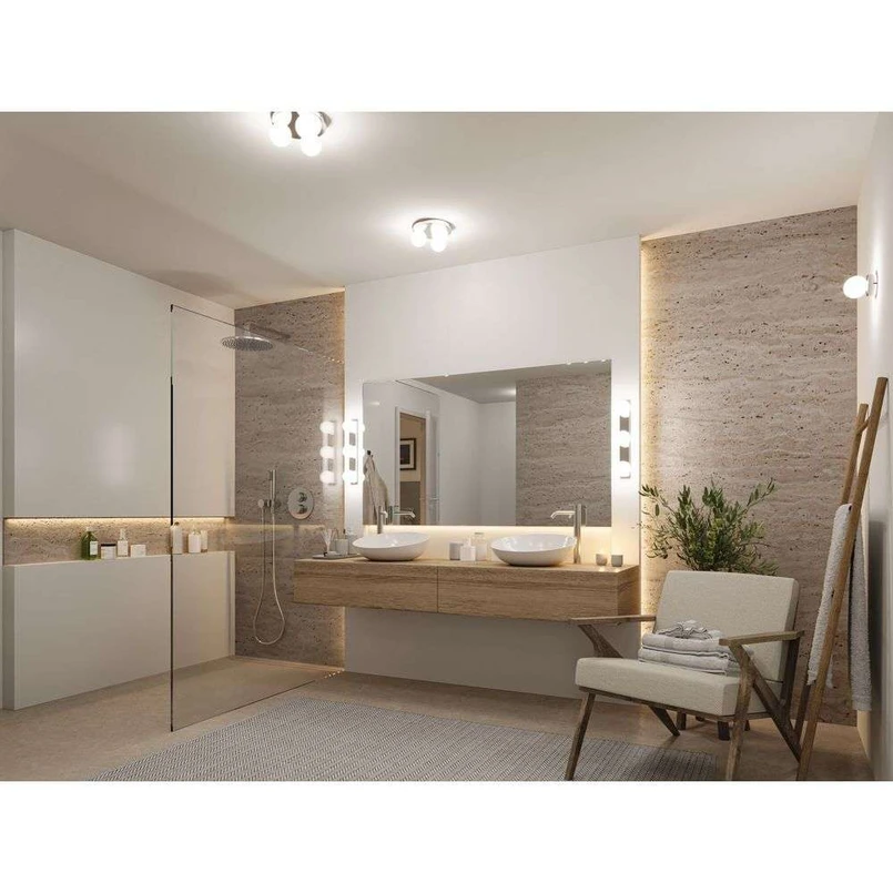 Gove 3 Plafoniera IP44 Dim Cromo/Satin - Paulmann | Acquista online
