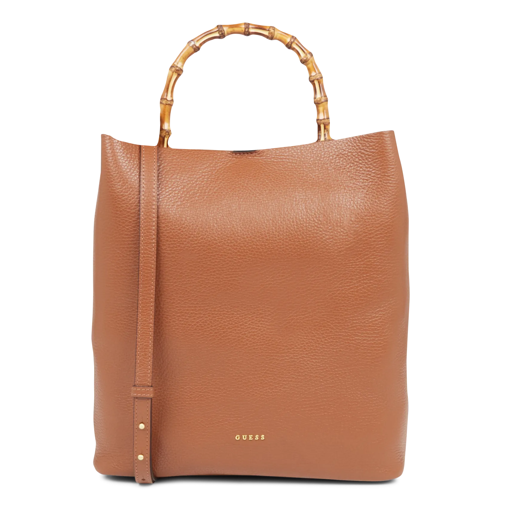  GUESS   AIDA - Borsa a secchiello in pelle | Marrone