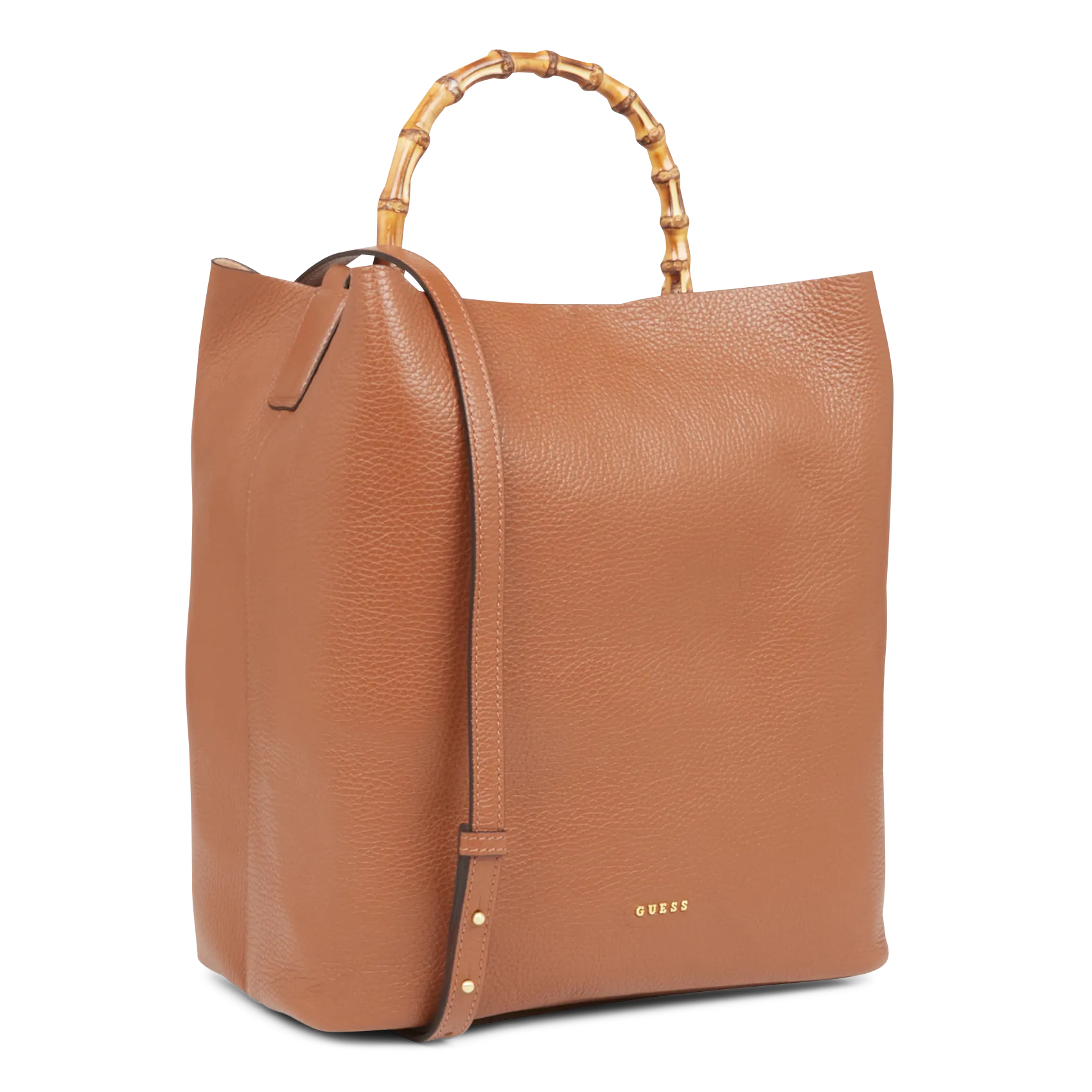  GUESS   AIDA - Borsa a secchiello in pelle | Marrone