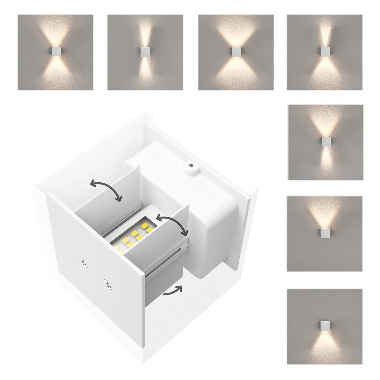 Hama WLAN applique LED, comando app, CCT, bianco