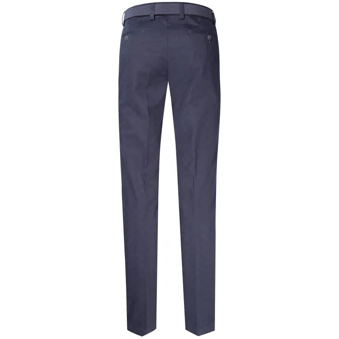 Henk ter Horst Pantaloni chino hip fit in cotone slim fit a quadri Navy