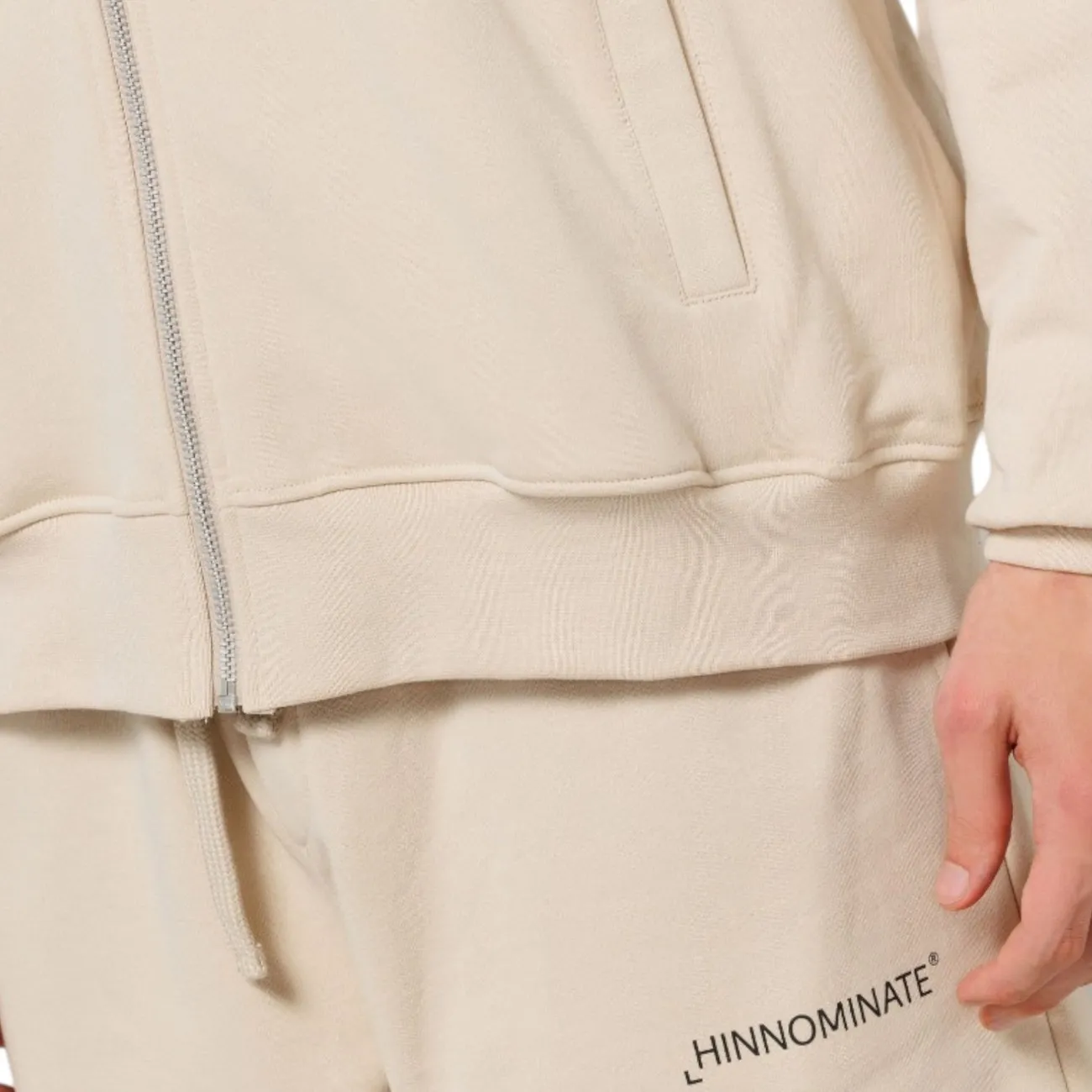 Hinnominate felpa con cappuccio e zip