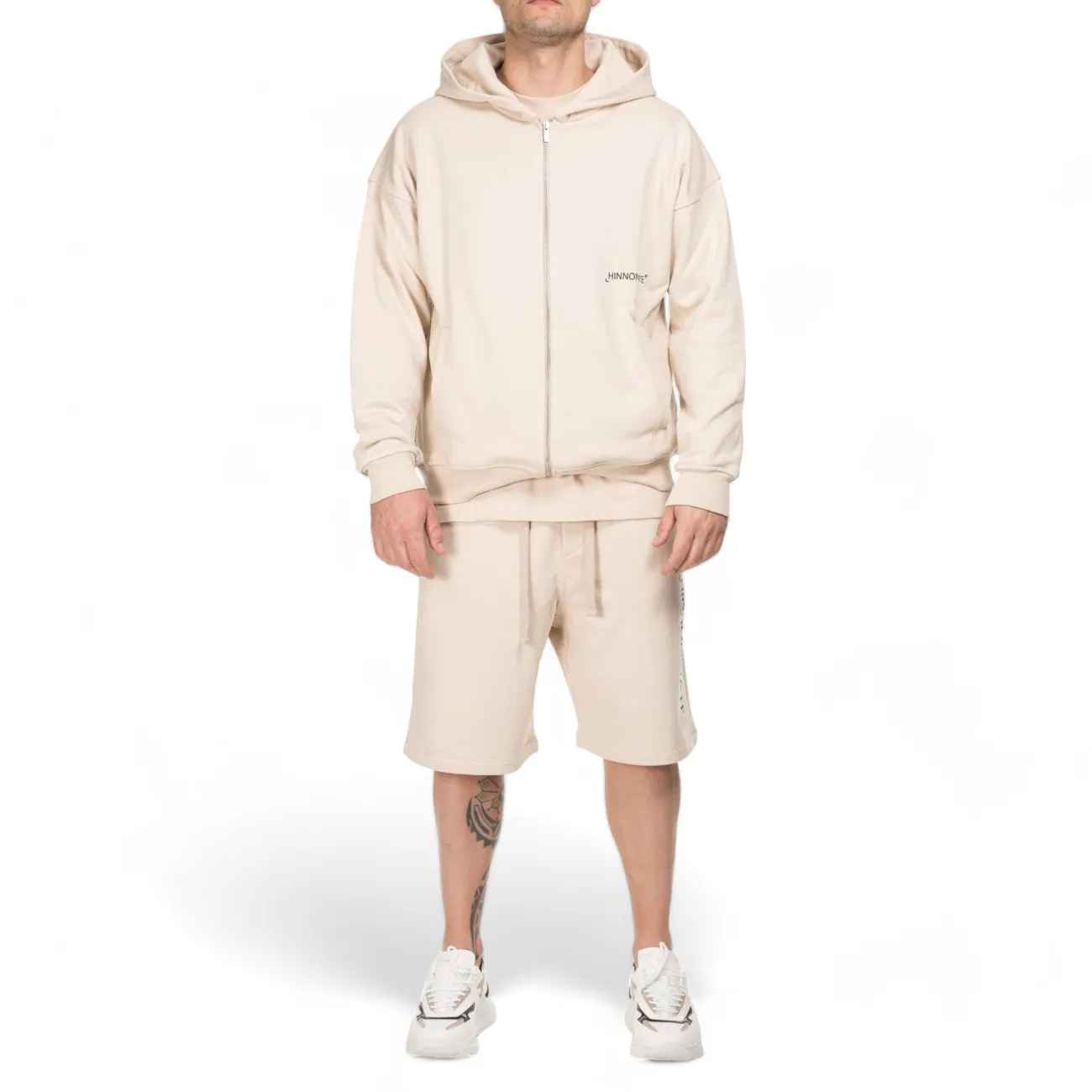 Hinnominate felpa con cappuccio e zip
