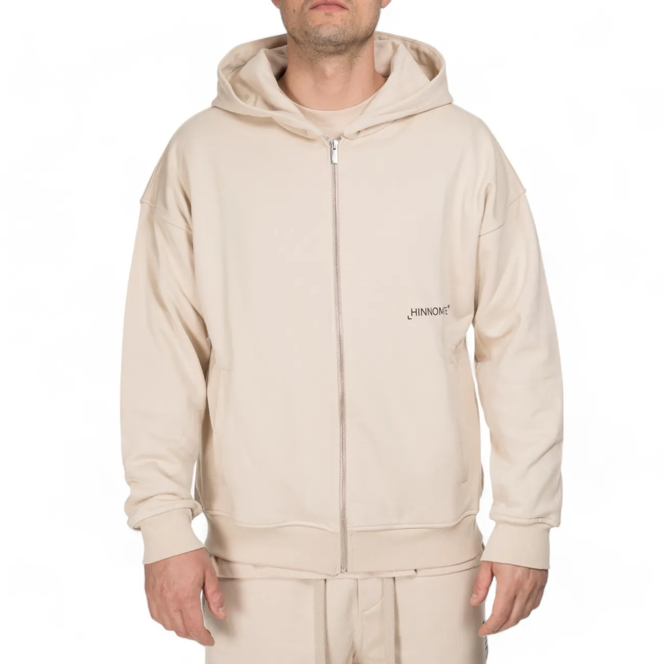 Hinnominate felpa con cappuccio e zip