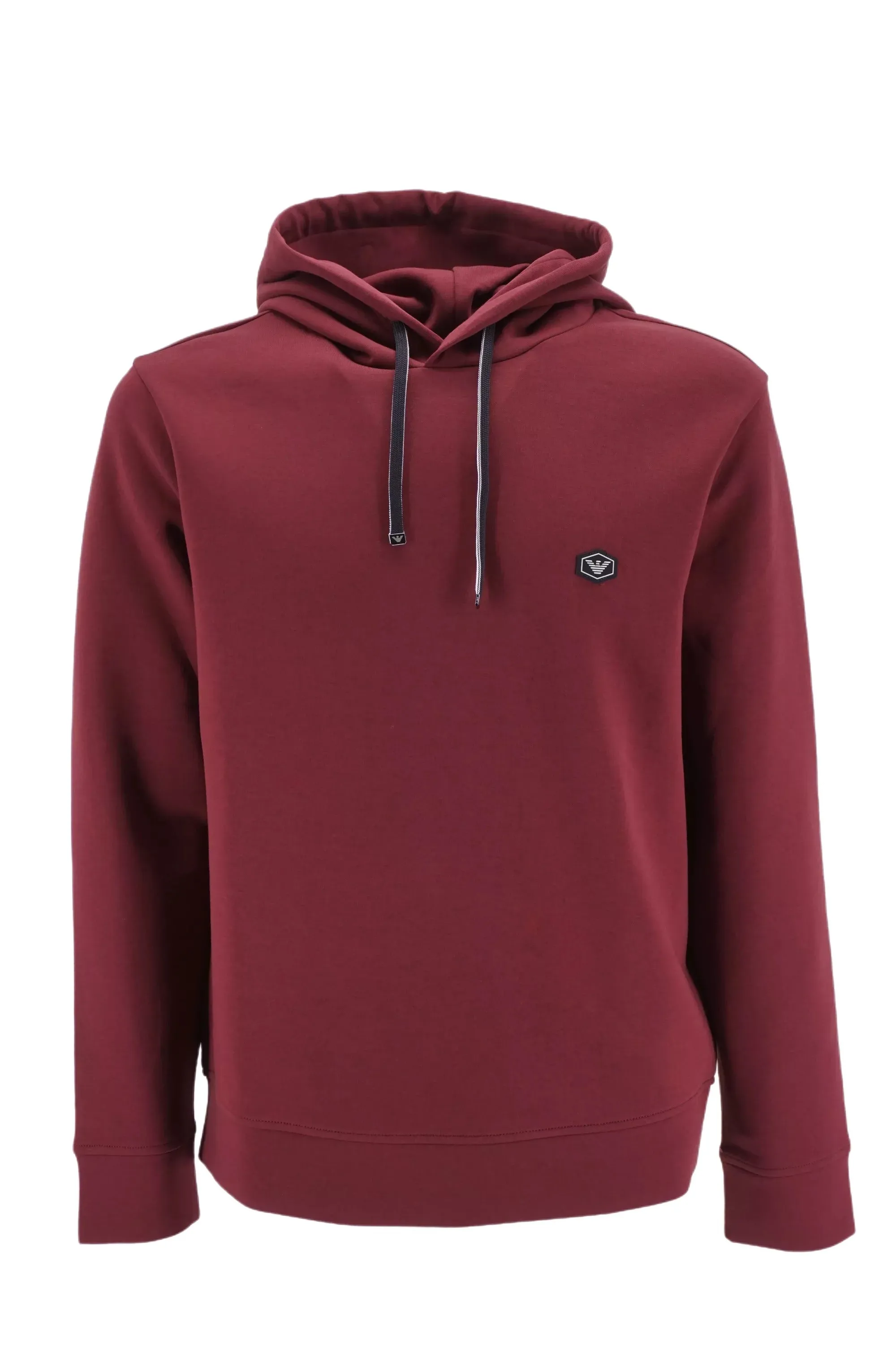 Hooded Sweatshirt with Emporio Armani Logo / Bordeaux