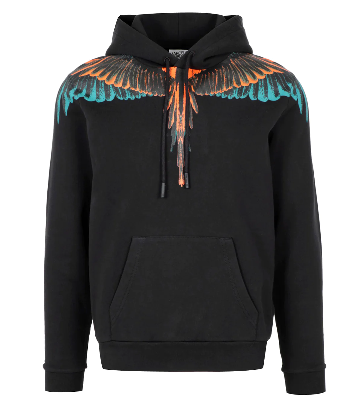 Icon Wings Hoodie Blackorange – Marcelo Burlon County of Milan