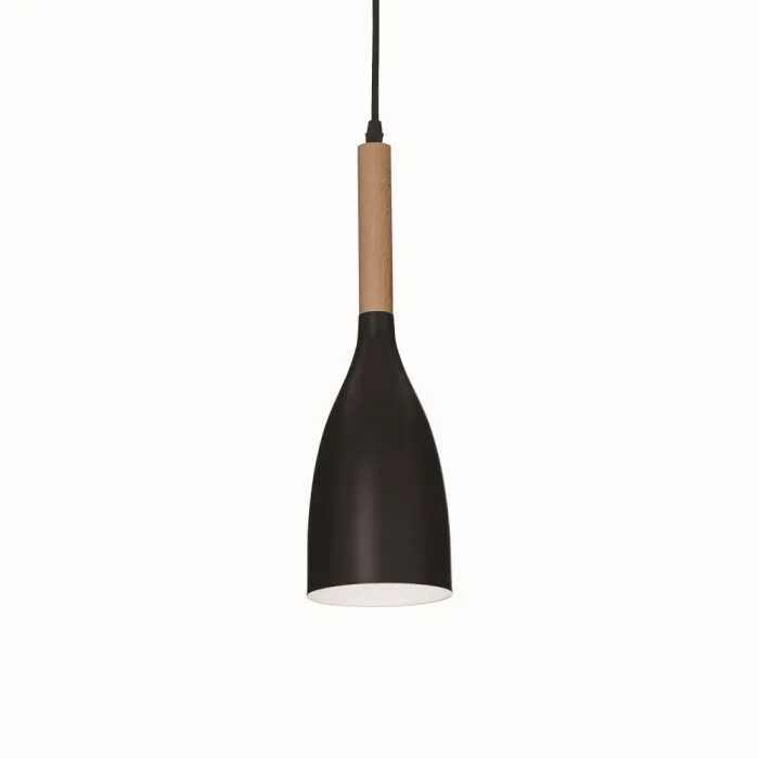 Ideal Lux MANHATTAN Lampadario a sospensione Nero, 1-Luce