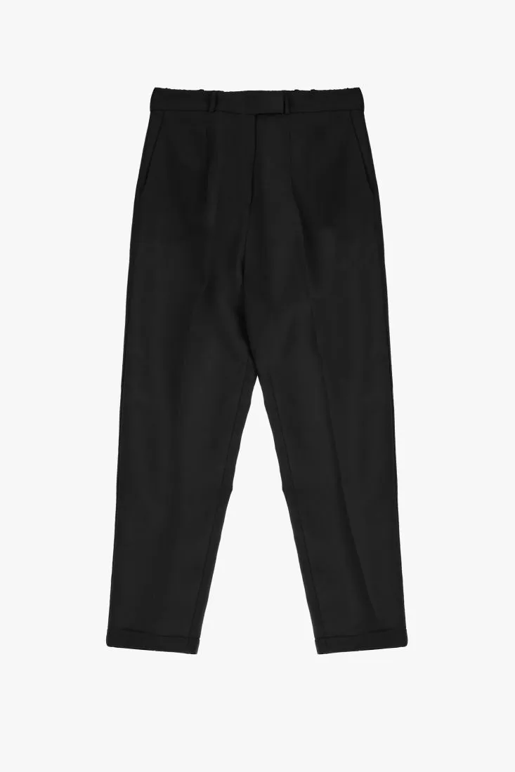 IMPERIAL Pantaloni slim-fit cropped con piega stirata N.
