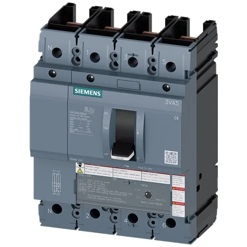 Interruttore magnetotermico scatolato 3VA5212-6GD41-2AA0, 4, 125A, potere di interruzione 10 kA, Fissa