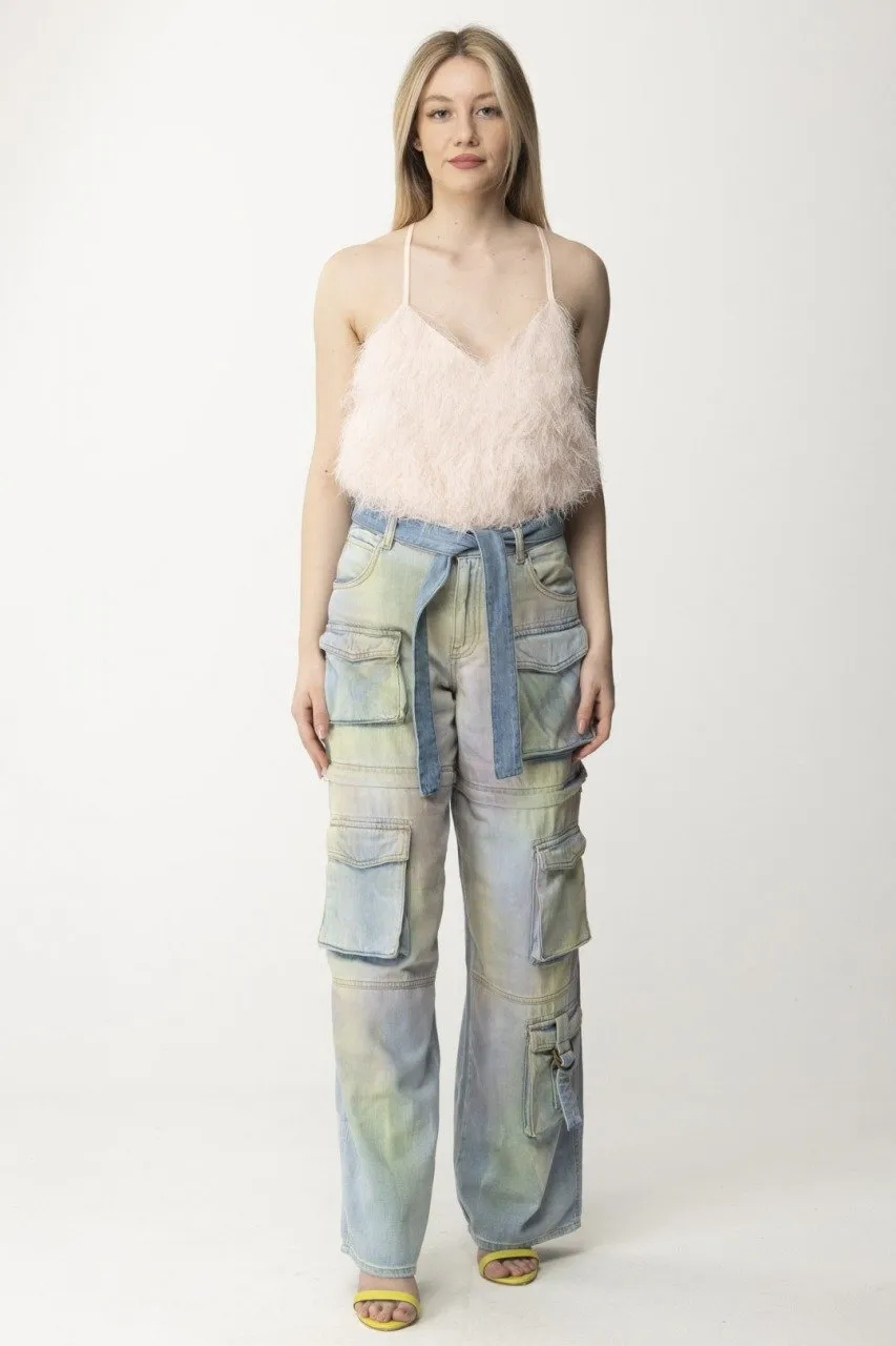 Jeans cargo multicolor MULTICOLOR