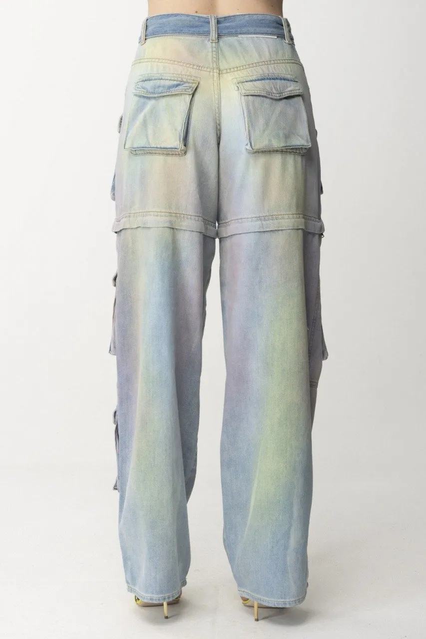 Jeans cargo multicolor MULTICOLOR