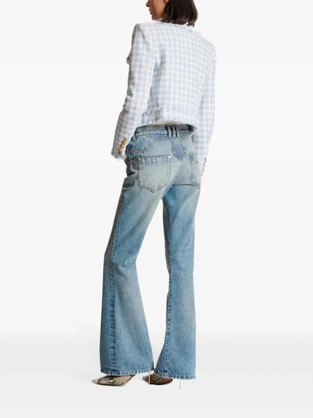 Jeans crop bootcut 'Western'