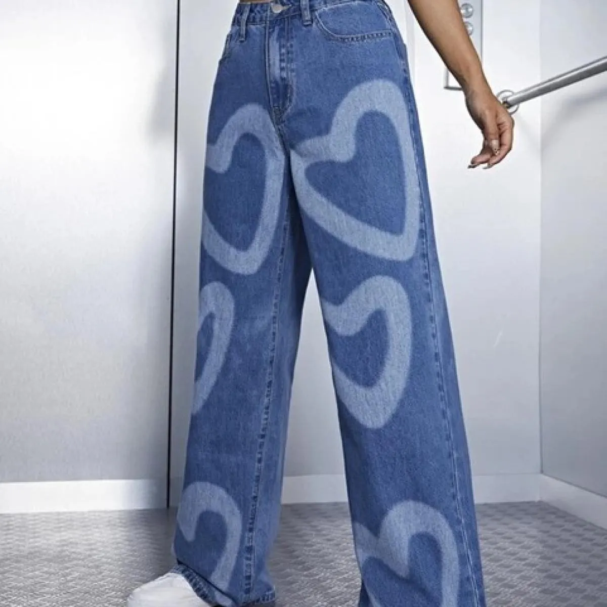 Jeans morbidi e addensati Pantaloni a matita in denim skinny da donna Pantaloni a vita alta moda invernale  Streetwear Abbigl