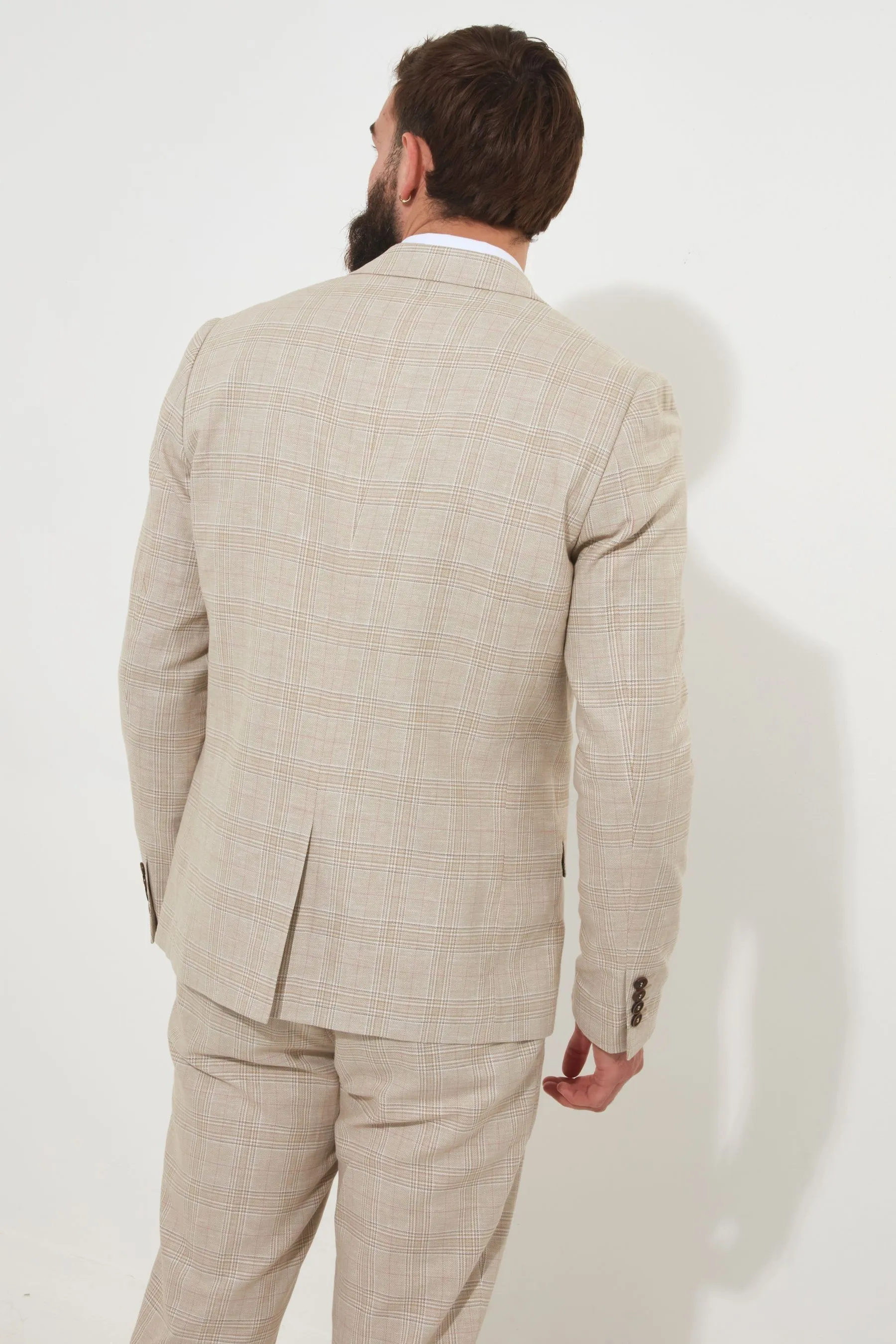 Joe Browns A quadri vestibilità classica - Completo blazer Giacca vestibilità Satin contrasto