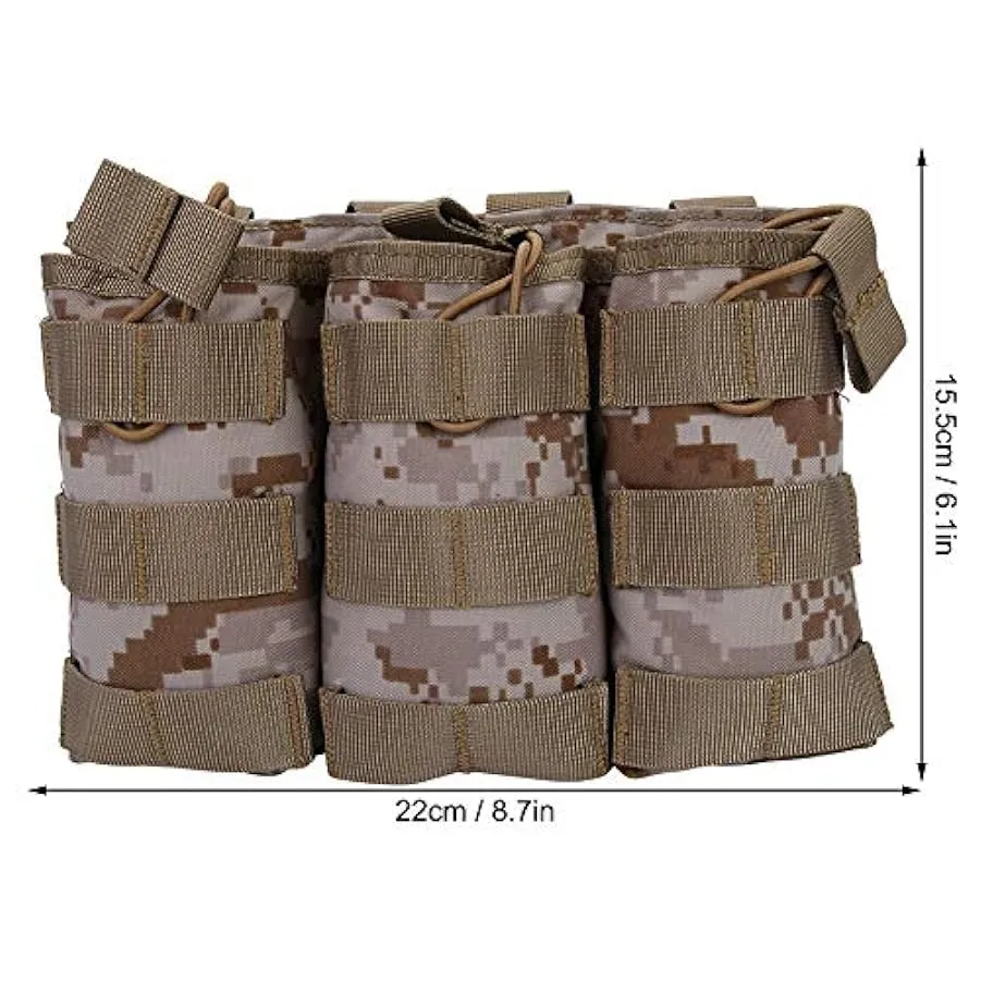 Jopwkuin Borsa a Marsupio per Esterni, Borsa a Marsupio con Design Molle Cintura Elastica Tripla Apertura per attività all’apert