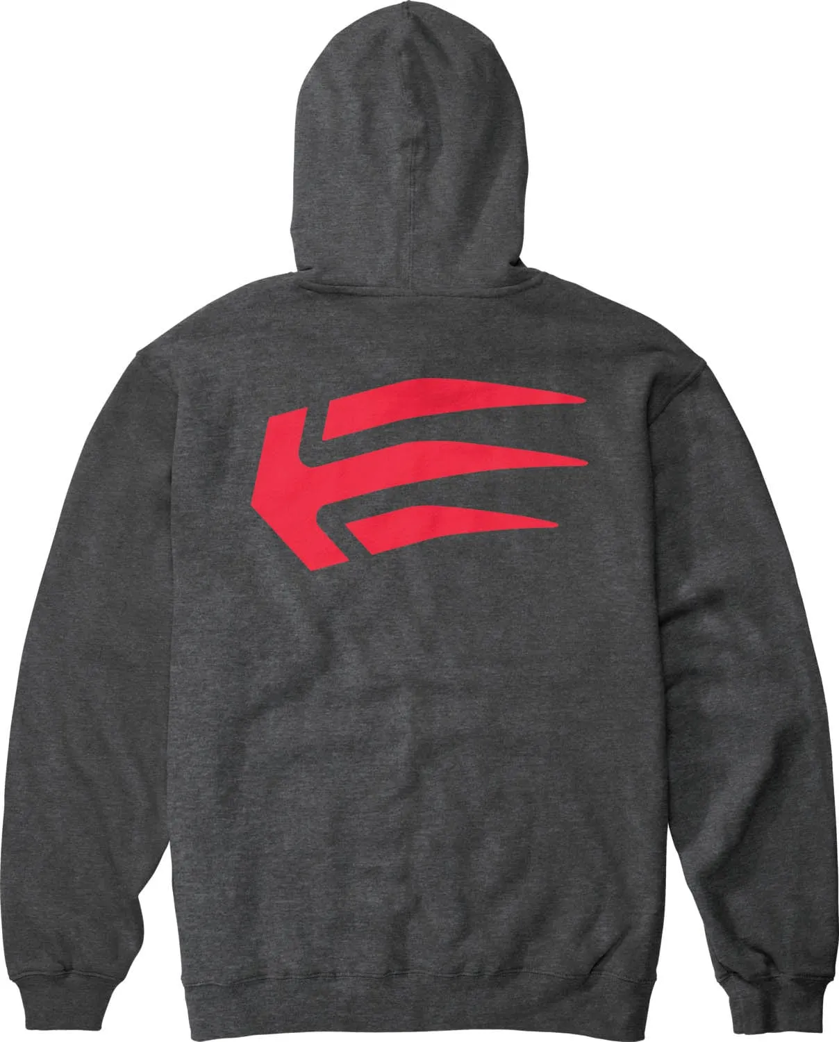JOSLIN HOODIE - GREY / RED