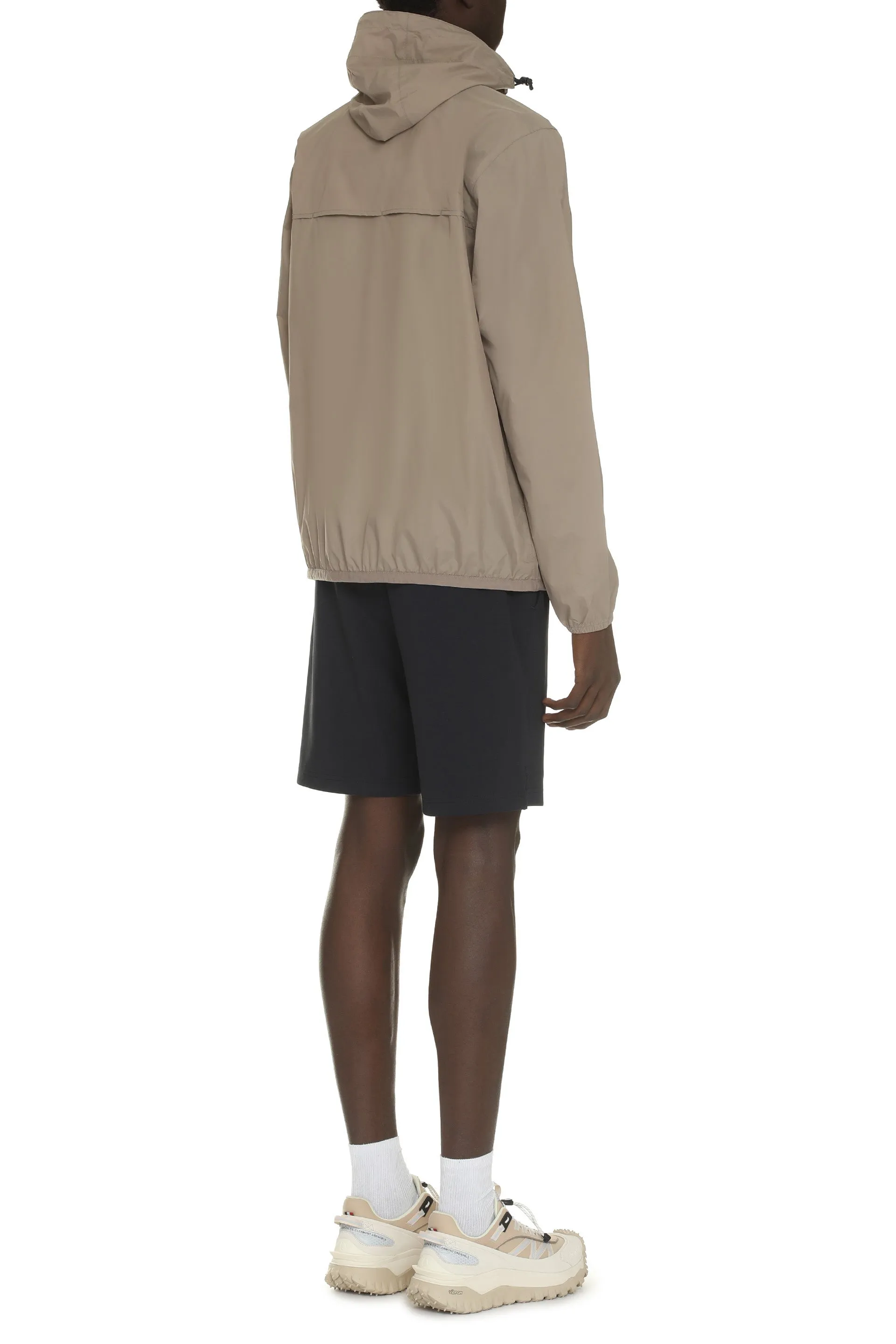 K-Way Giacca Claude in nylon con cappuccio