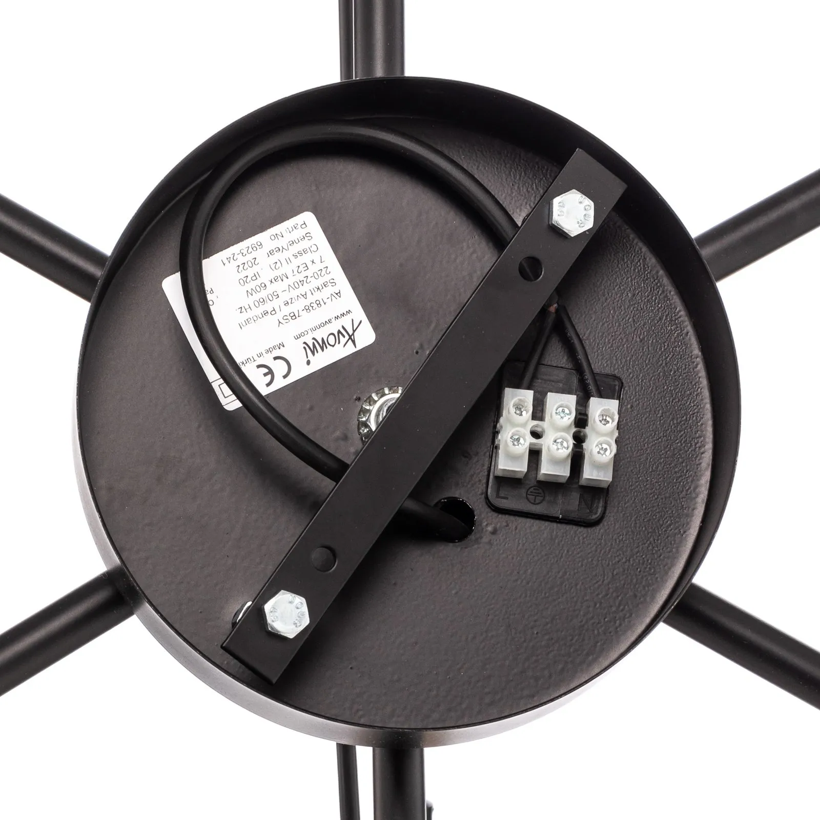 Lampada a sospensione AV-1838-7BSY, 7 luci