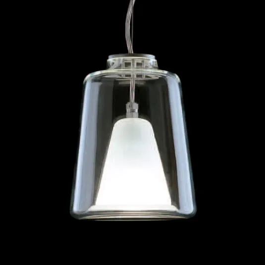 Lampada a sospensione Lanterna in vetro di murano