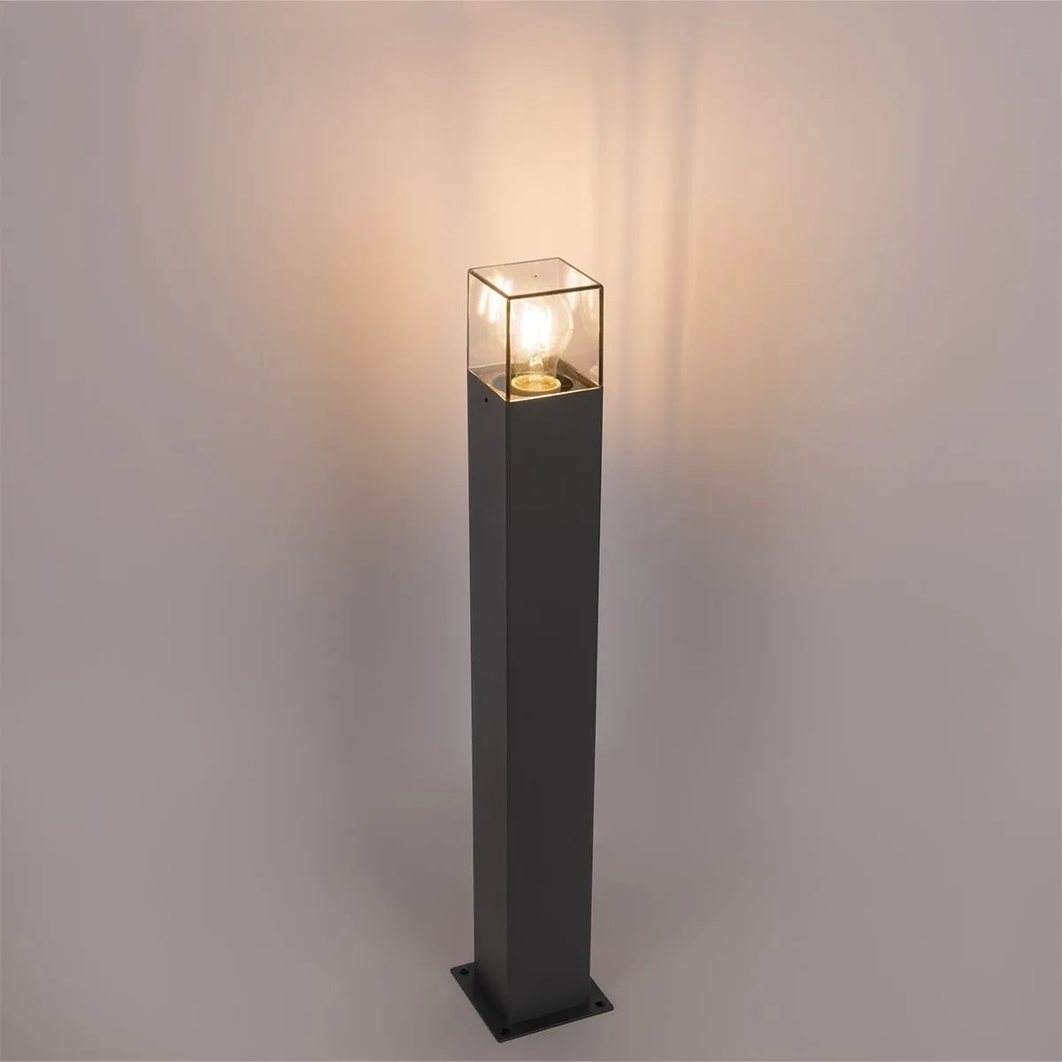 Lampada da esterno intelligente da terra antracite 70 cm incluso WiFi P45 - Danimarca