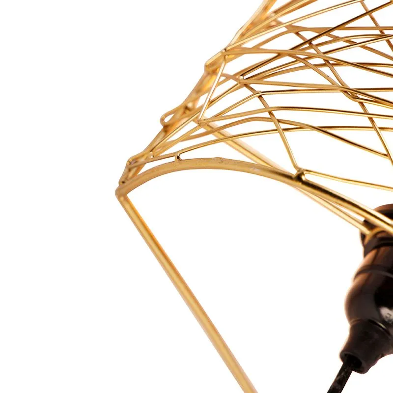 Lampada da parete design oro - Sarella