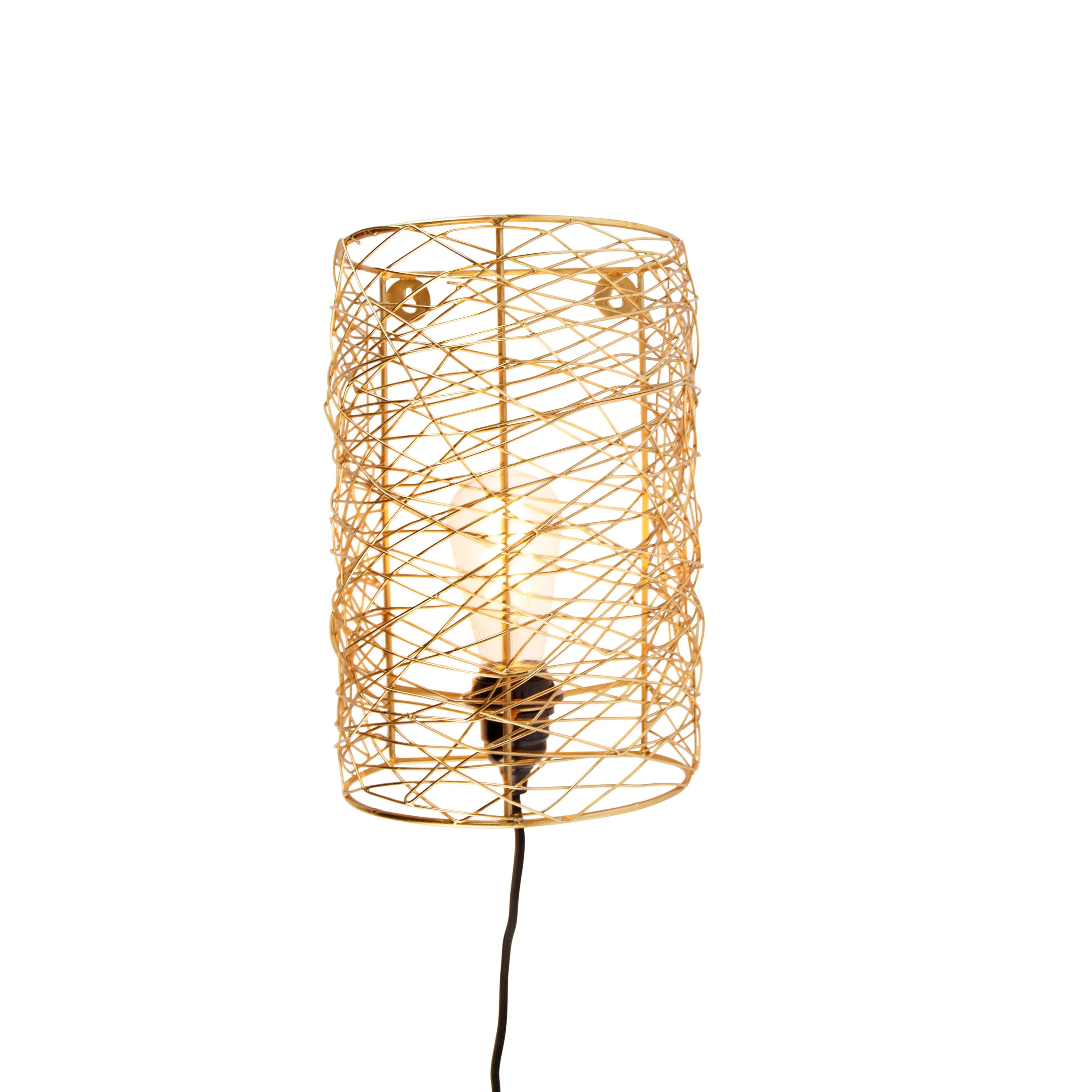 Lampada da parete design oro - Sarella