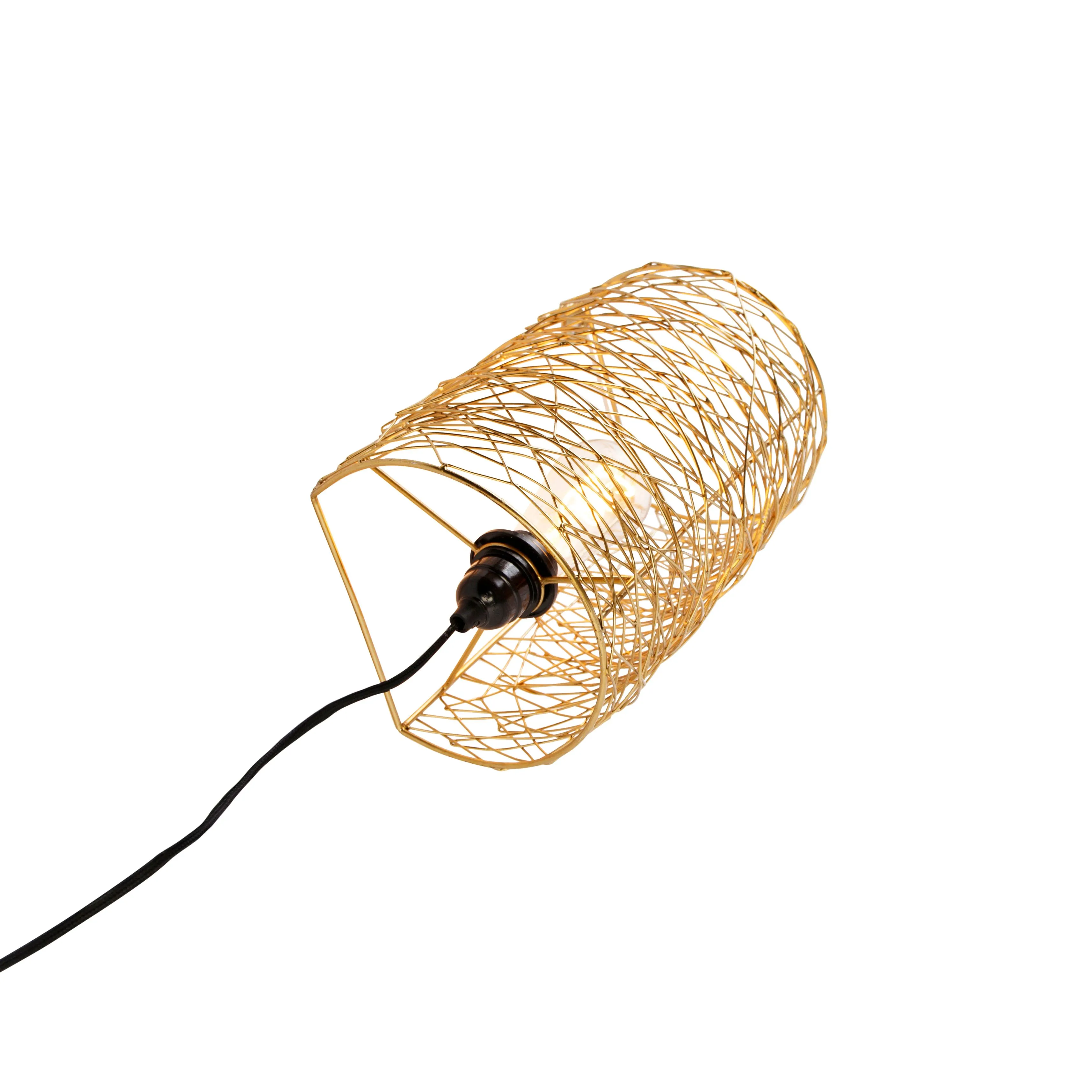Lampada da parete design oro - Sarella