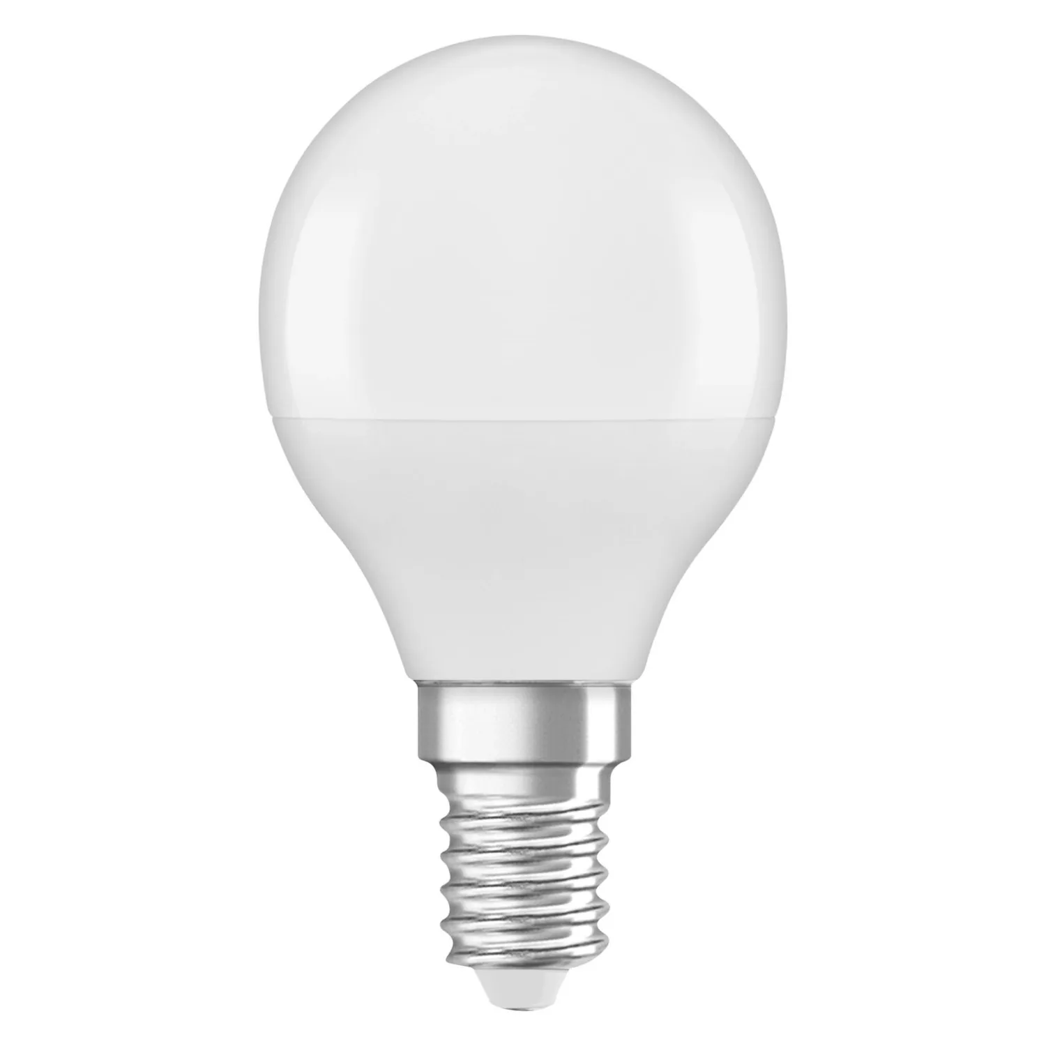 Lampadine LED E14 forma a sfera Osram 470lm bianco naturale 3 pz