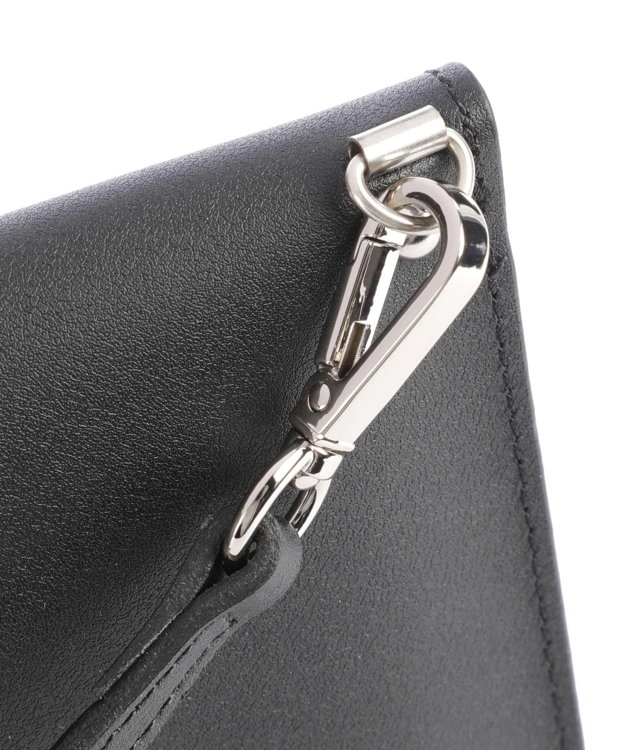  Lancaster Pur & Element City Borsa a tracolla pelle di vacchetta finemente grana nero  