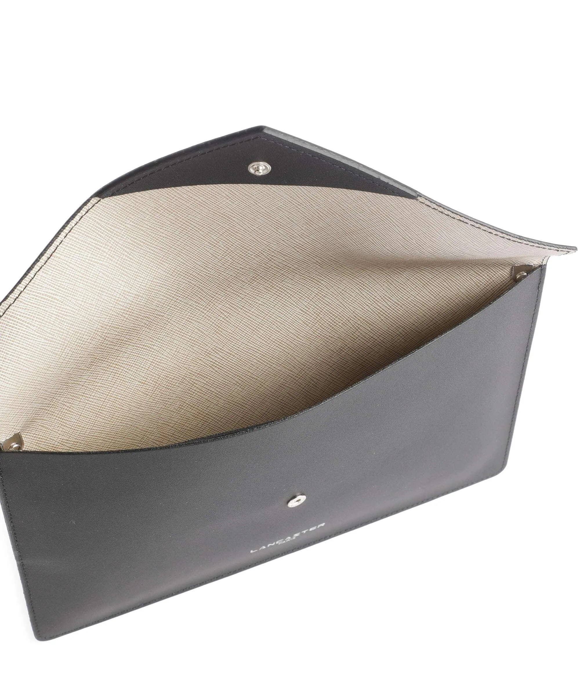  Lancaster Pur & Element City Borsa a tracolla pelle di vacchetta finemente grana nero  