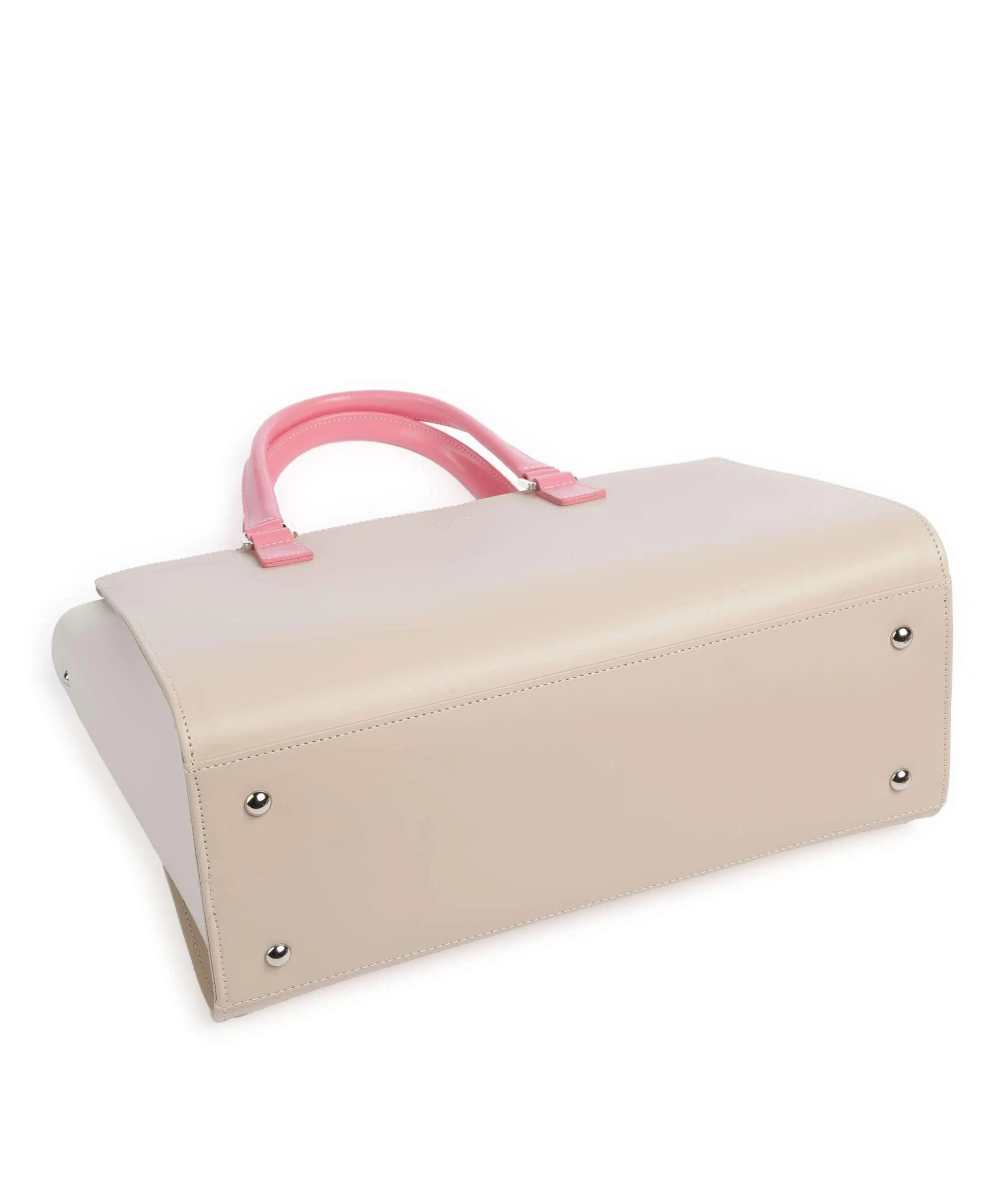  Lancaster Smooth Borsa a mano pelle bovina beige  