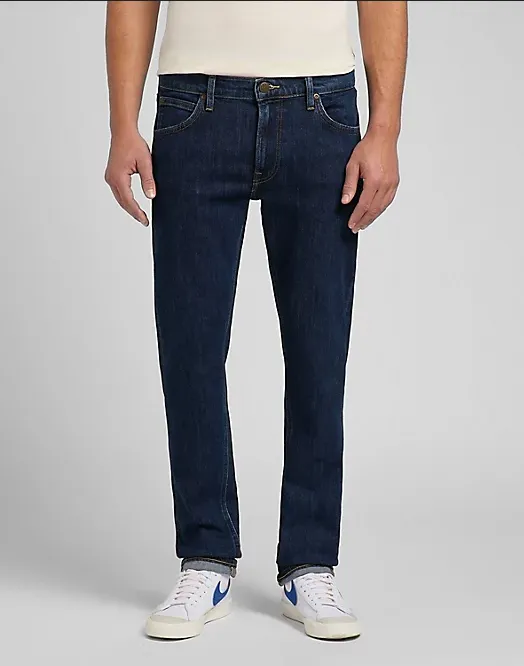 Lee Pantalone Jeans Uomo Daren Zip Fly Low Stretch L707PXXD deep dark stone