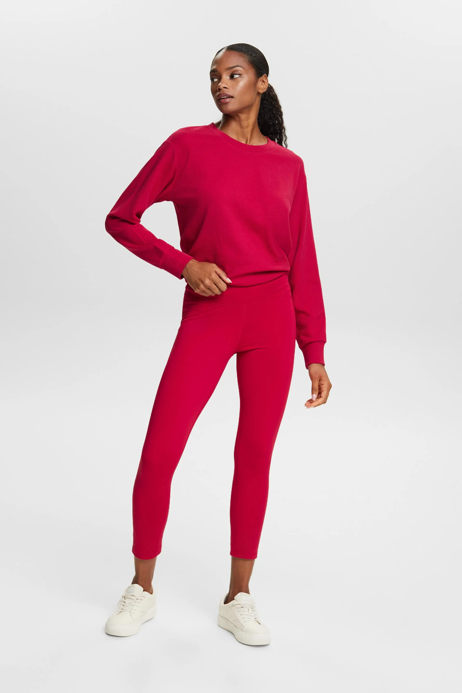 Leggings active skinny dal taglio cropped