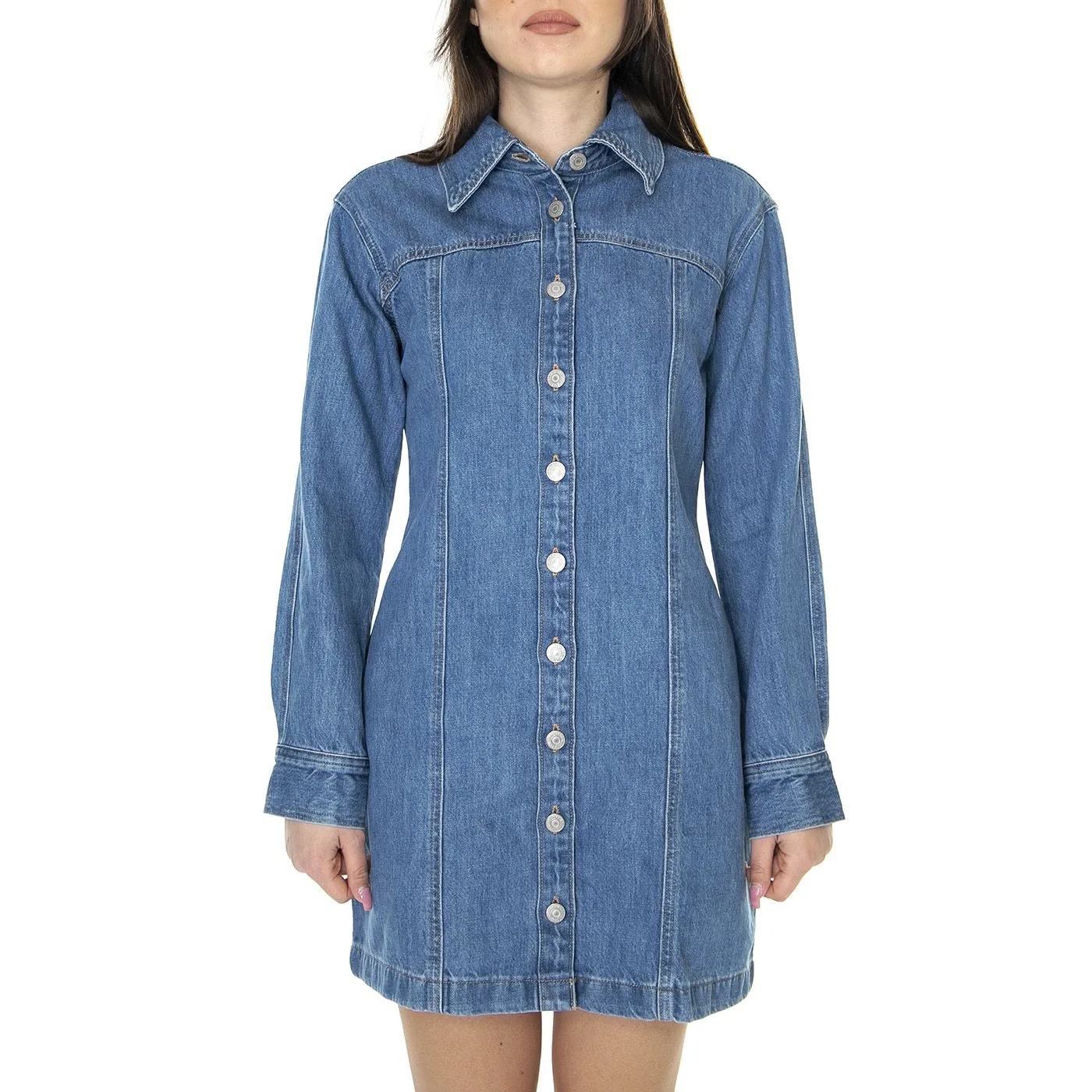 Levis W' Shay Denim Dress - Abito Denim Jeans Donna Blu    